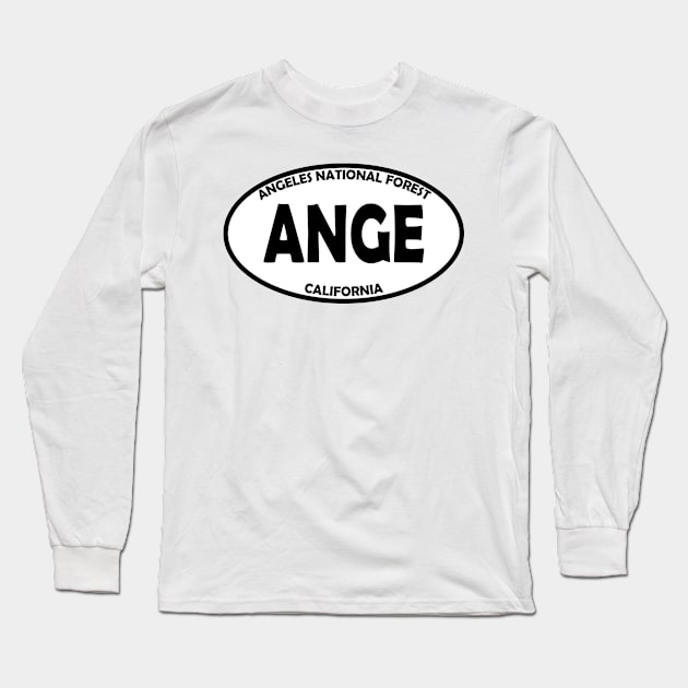 Angeles National Forest oval Long Sleeve T-Shirt by nylebuss